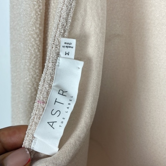 NWT ASTR Cream Bodysuit - Picture 6 of 7